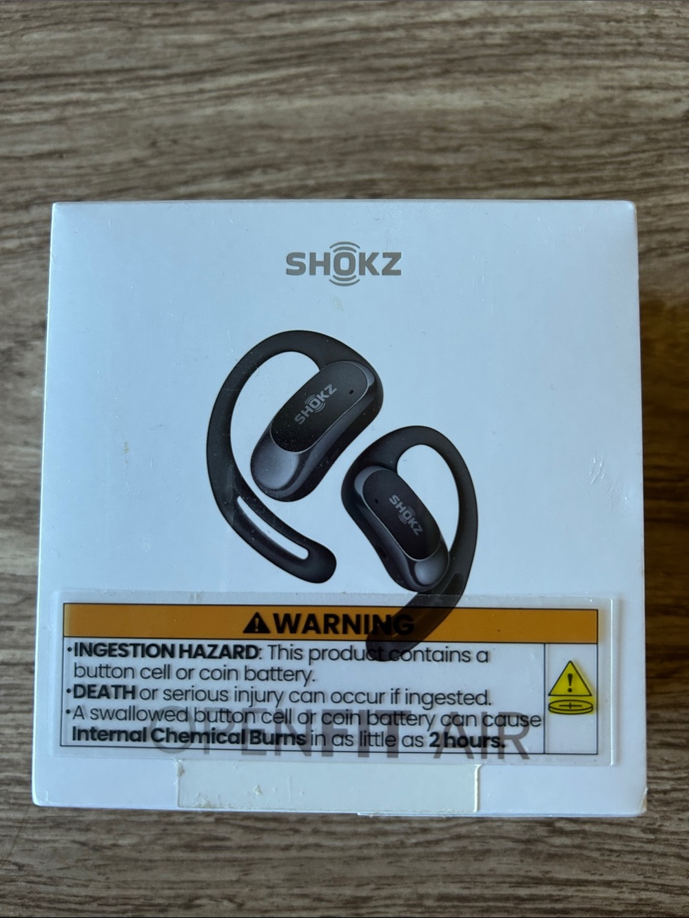 NIB Shokz Black Open-Ear True Wireless Earbuds Black